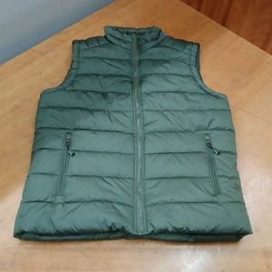 Outdoor tribe men's stand collar puffer Vest